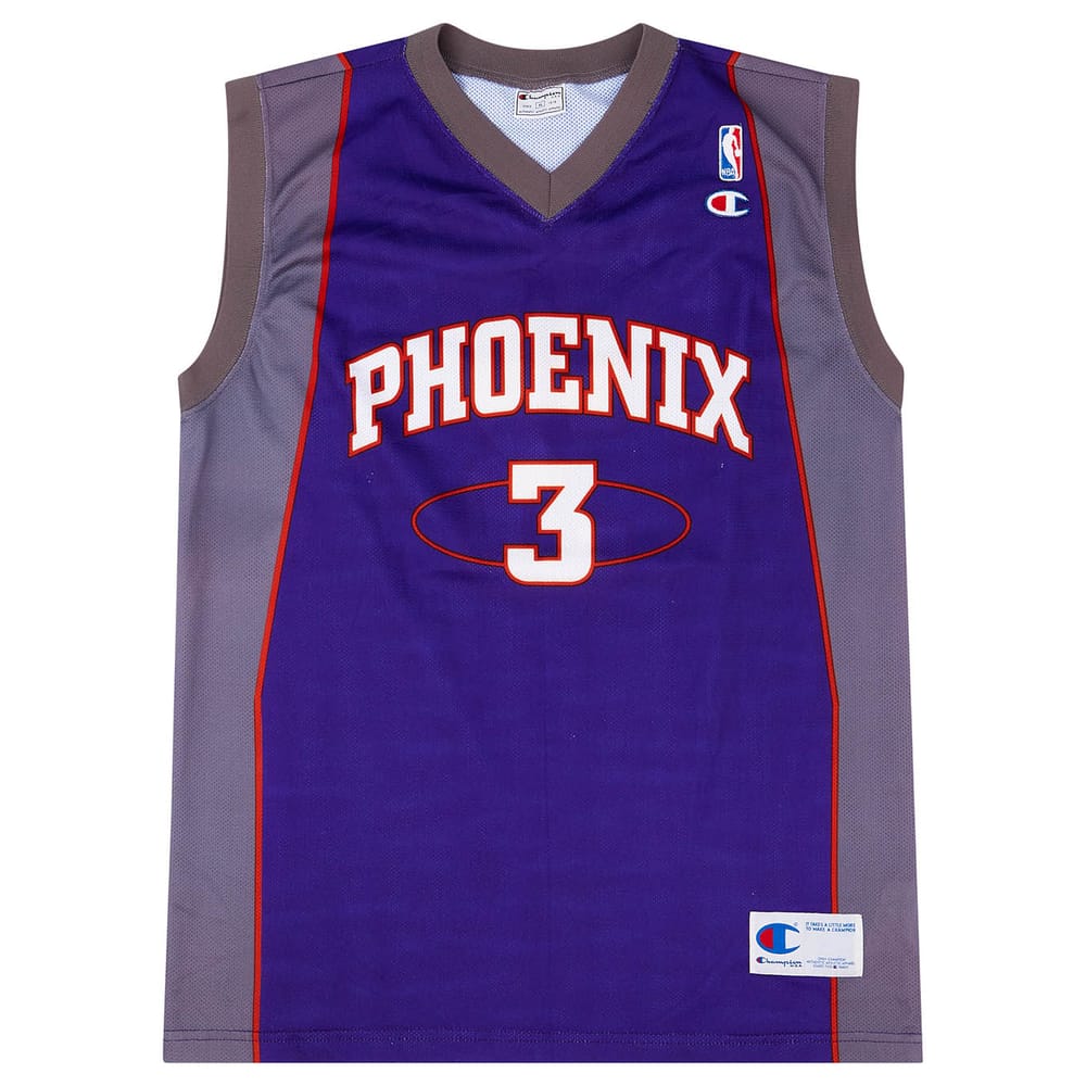 2001-04 Phoenix Suns Marbury #3 Champion Away Jersey (Excellent) XL