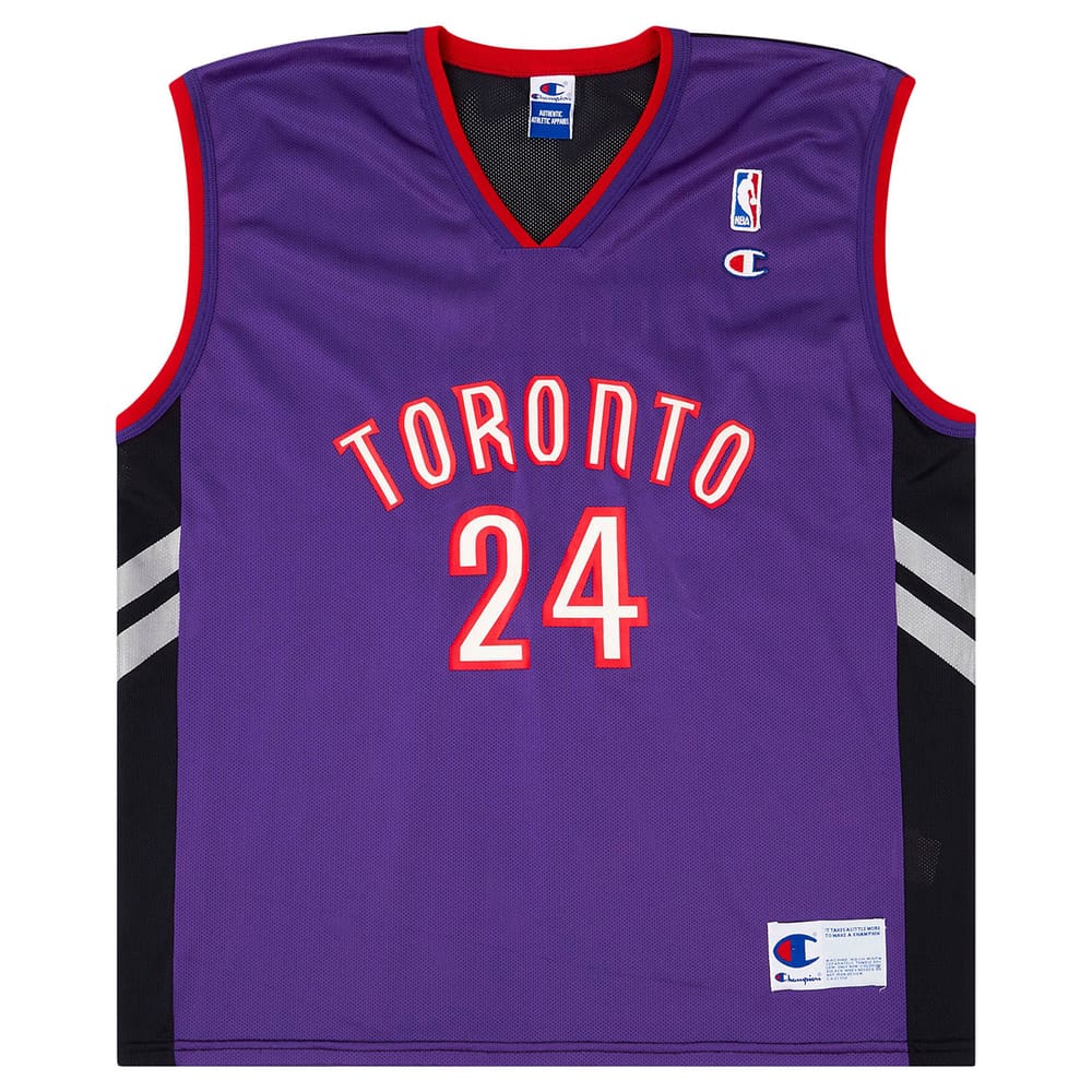 2000-02 Toronto Raptors Peterson #24 Champion Away Jersey (Excellent) M