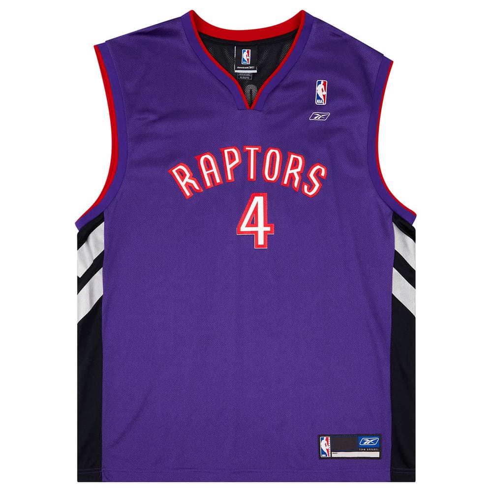 2003-06 Toronto Raptors Bosh #4 Reebok Away Jersey (Excellent) XL