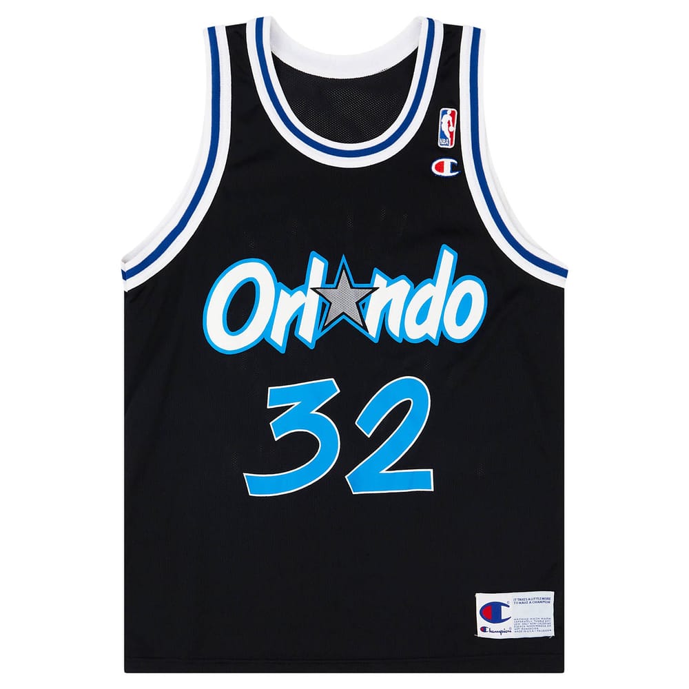 1995-96 Orlando Magic O'Neal #32 Champion Alternate Jersey (Good) XL