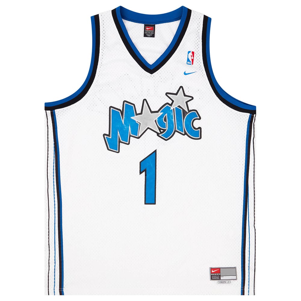 2000-03 Orlando Magic McGrady #1 Nike Swingman Home Jersey (Very Good) XXL