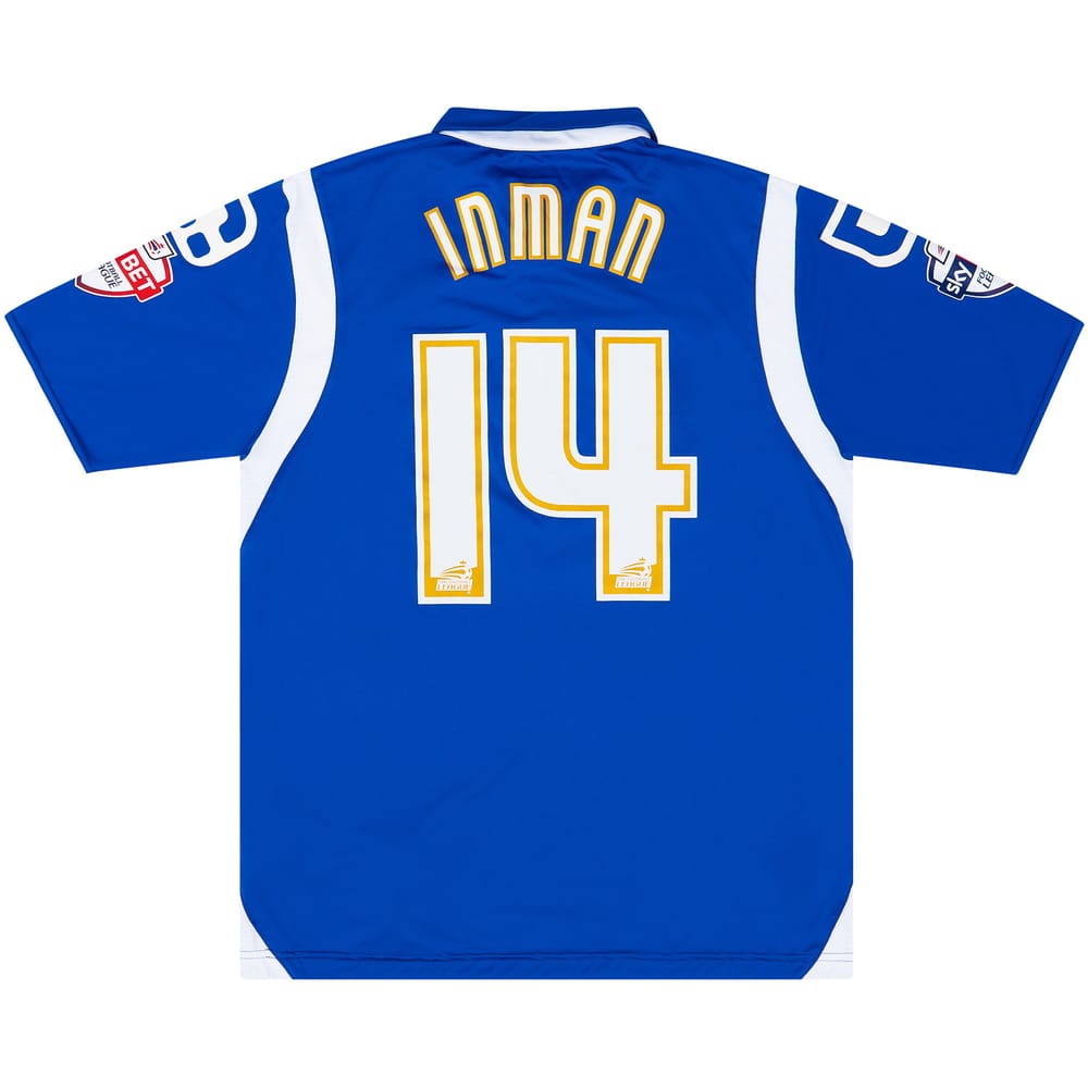 2013-14 Crewe Alexandra Match Issue Away Shirt Inman #14