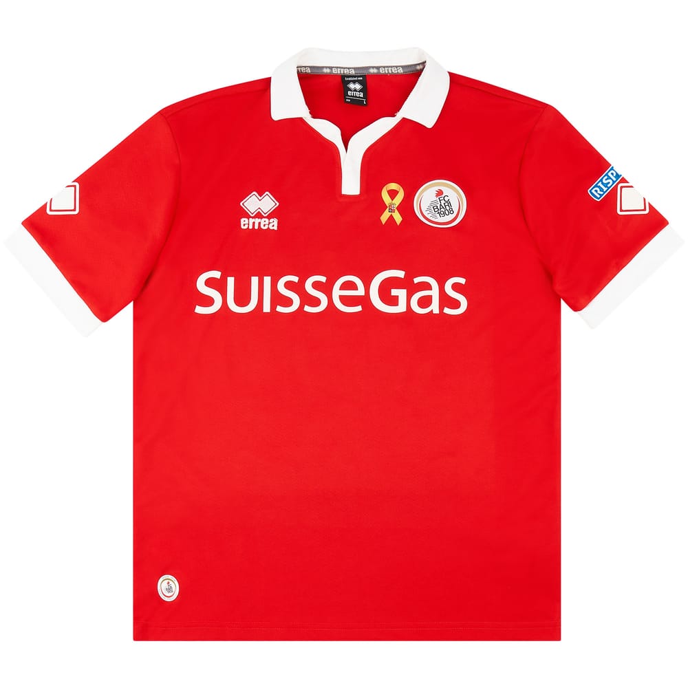 2014-15 Bari Match Issue Home Shirt Gomelt #26