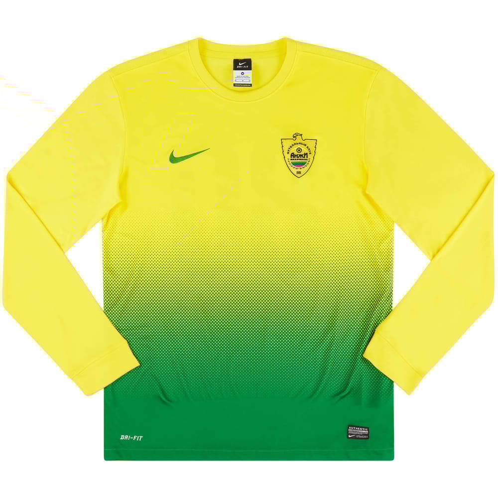 2013-14 Anzhi Makhachkala Match Issue Home L/S Shirt #80