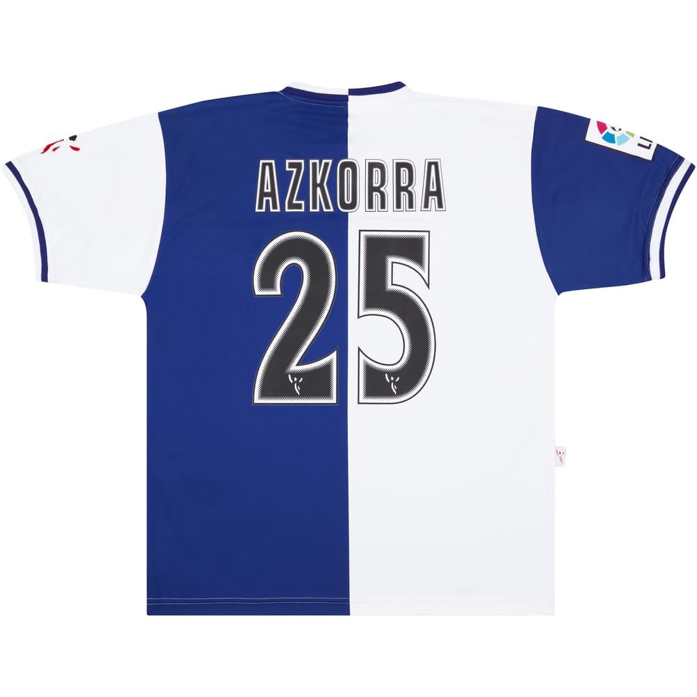 2004-05 Atletic Bilbao Match Issue Away Shirt Azkorra #25