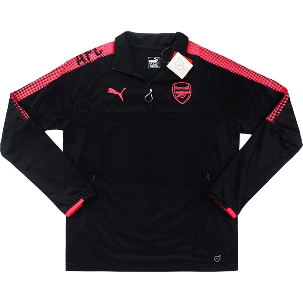 2017-18 Arsenal Puma European 1/2 Zip Training Top (S)