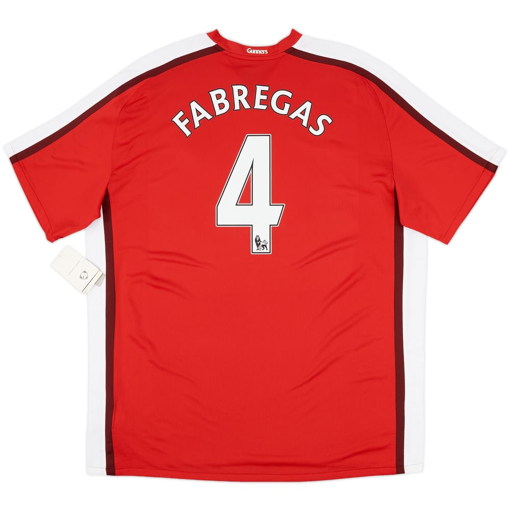 2008-10 Arsenal Home Shirt Fabregas #4 (XXL)