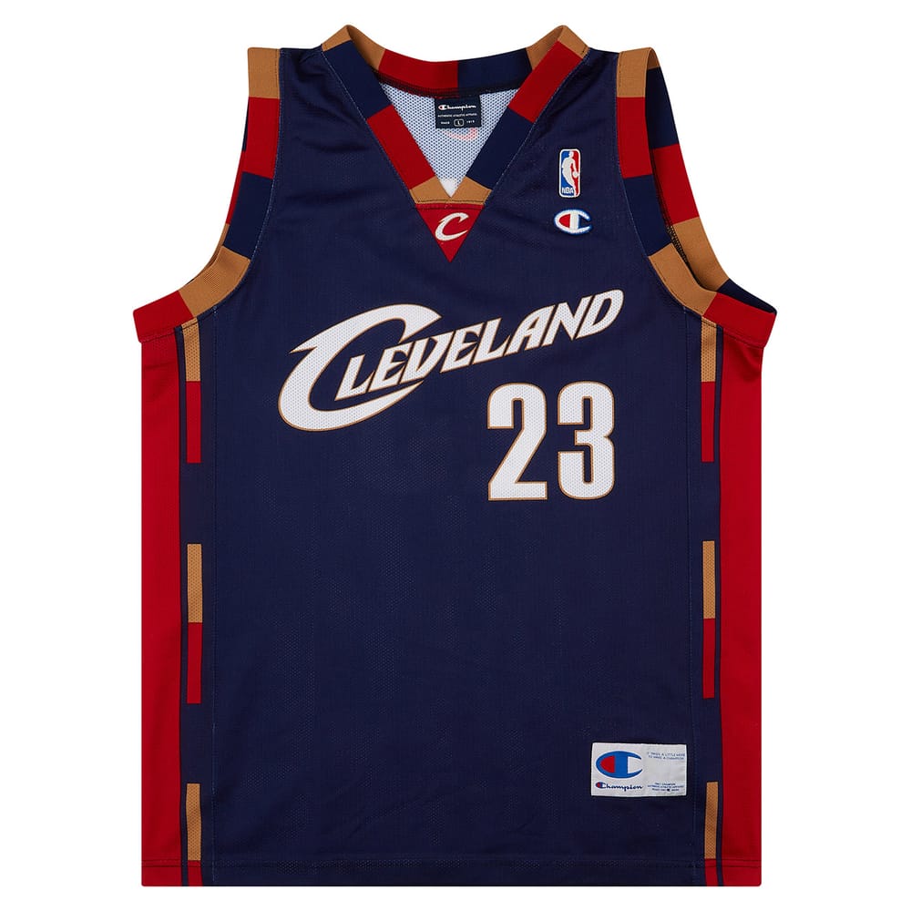 2005-10 Cleveland Cavaliers James #23 Champion Alternate Jersey (Excellent) S