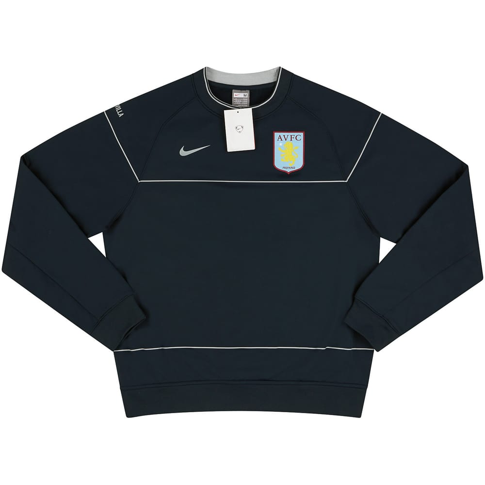 2008-09 Aston Villa Player Issue Training Sweat Top
