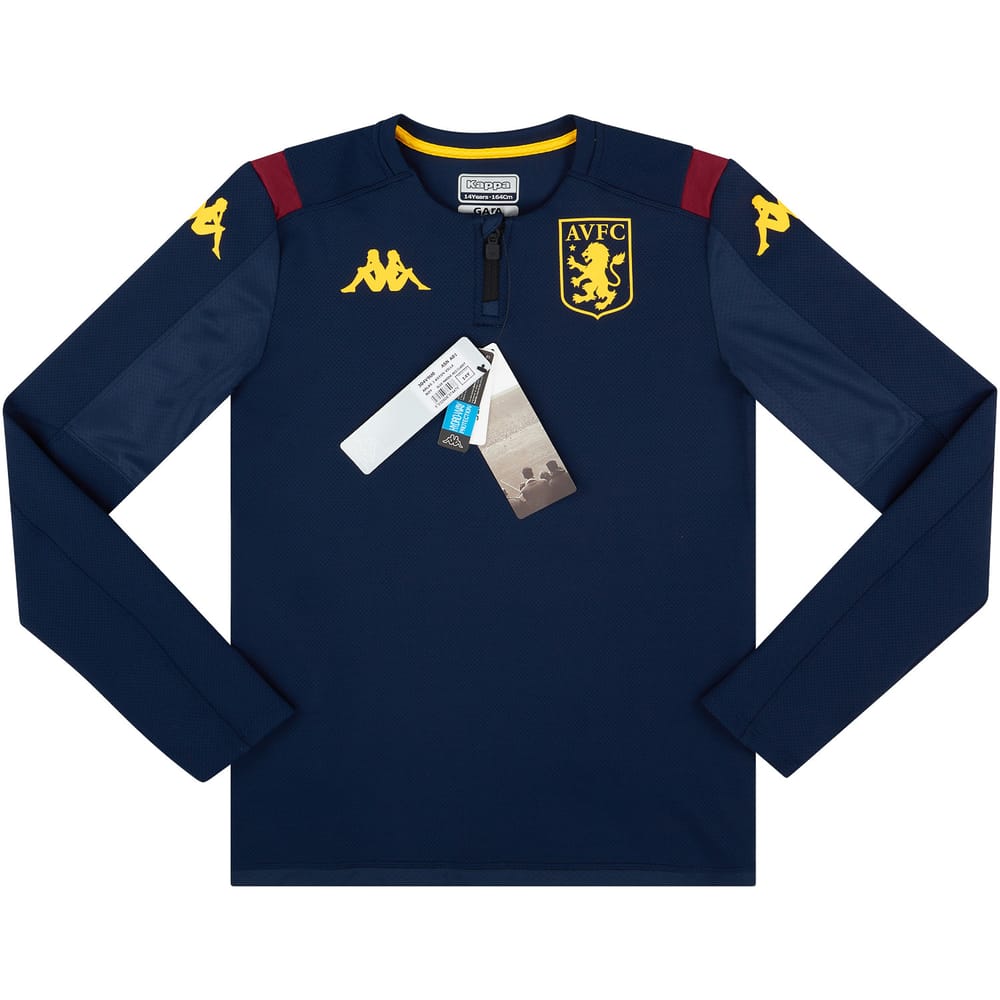 2019-20 Aston Villa Kappa 1/4 Zip Training Top (KIDS)