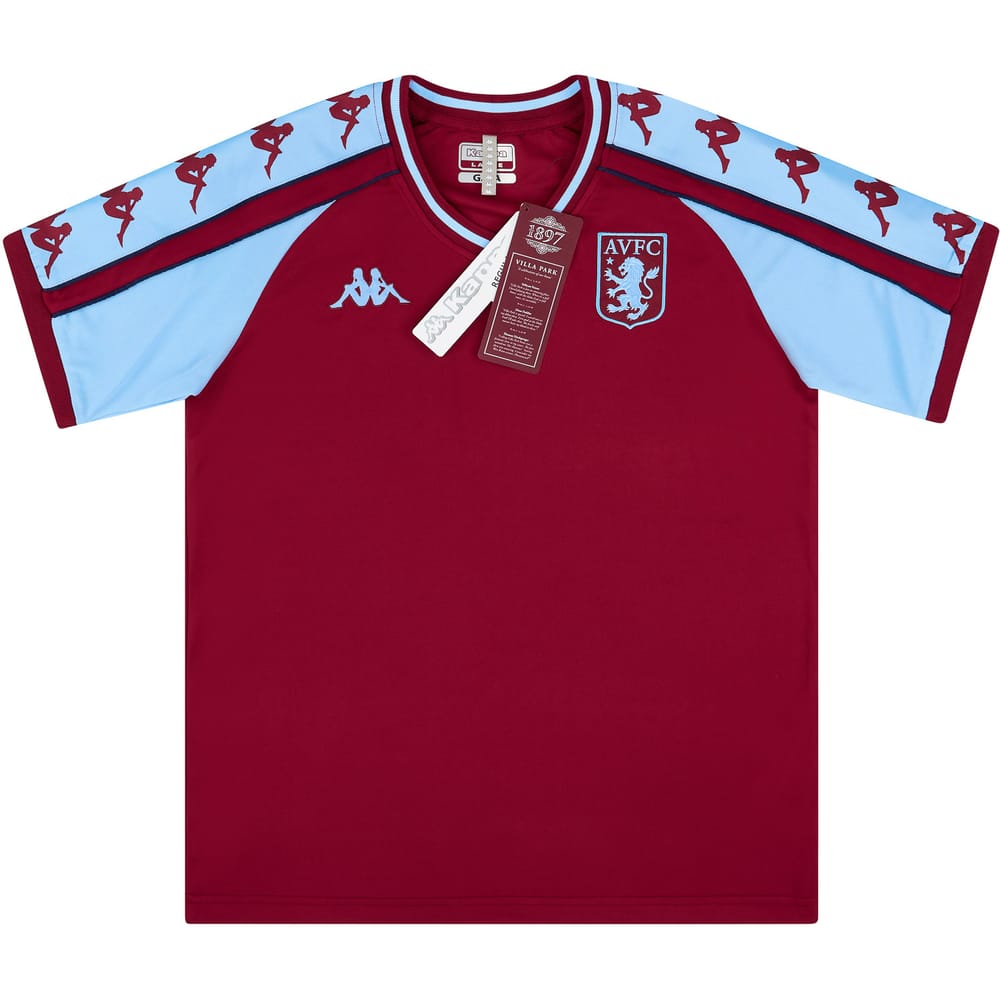 2019-20 Aston Villa Kappa Retro Shirt - NEW