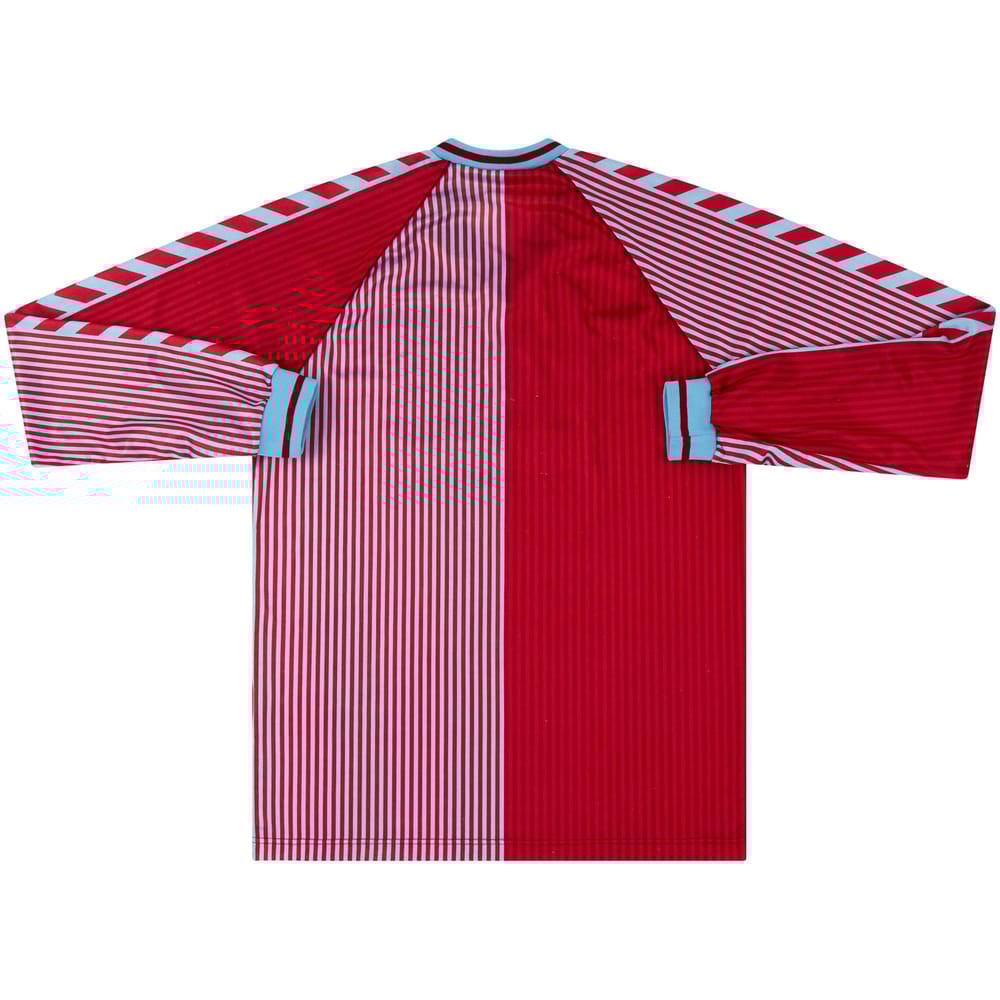 1987-89 Aston Villa Home L/S Shirt - 6/10 - (XL)