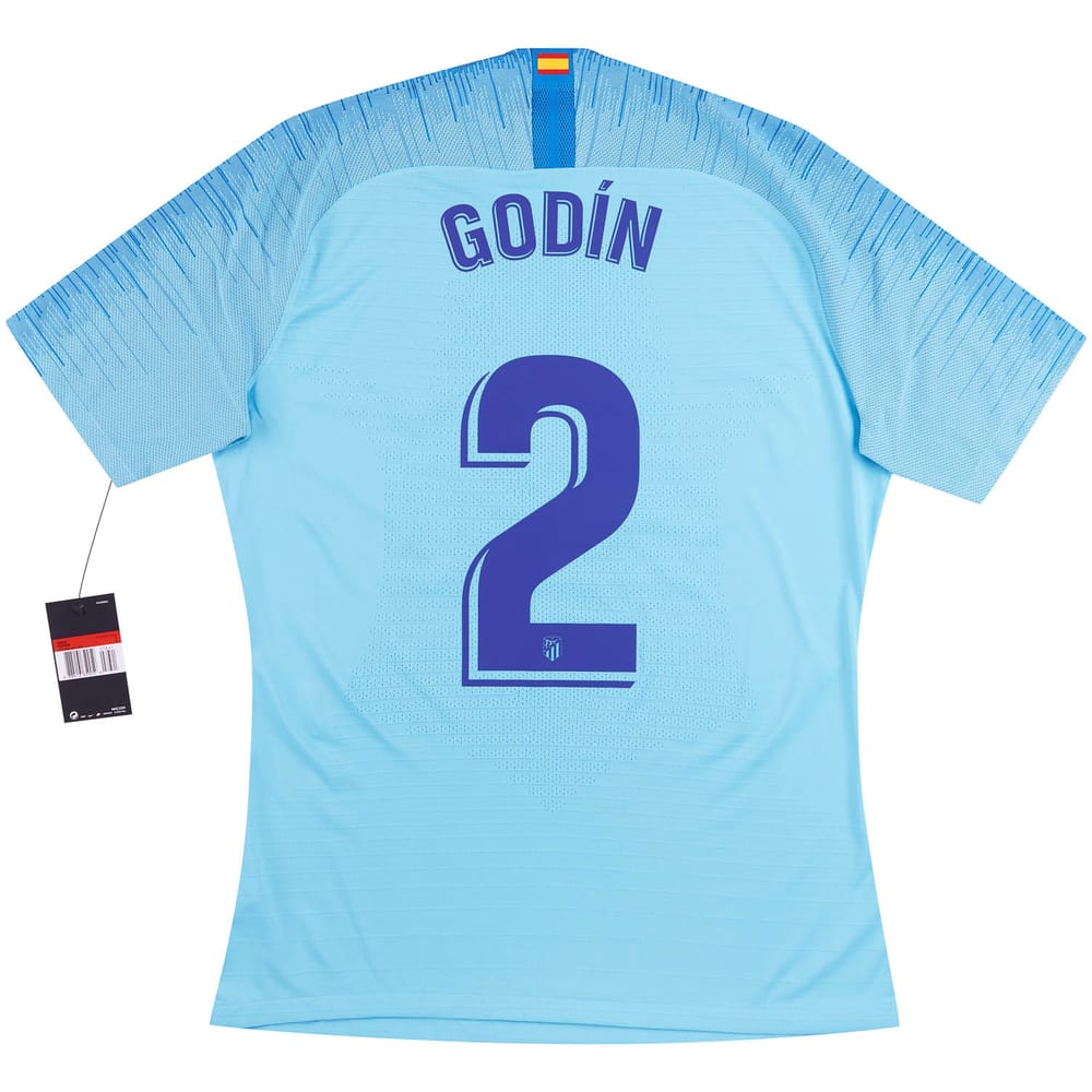 2018-19 Atletico Madrid Player Issue Away Shirt Godín #2