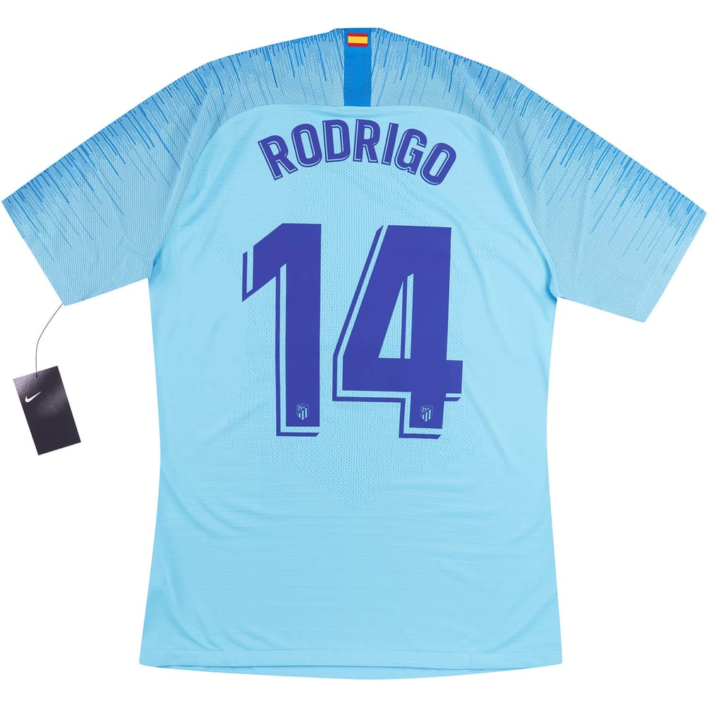 2018-19 Atletico Madrid Player Issue Away Shirt Rodrigo #14