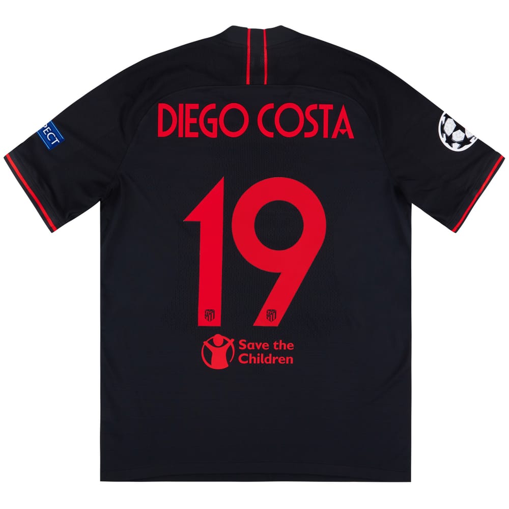 2019-20 Atletico Madrid Player Issue Vaporknit European Away Shirt Diego Costa #19