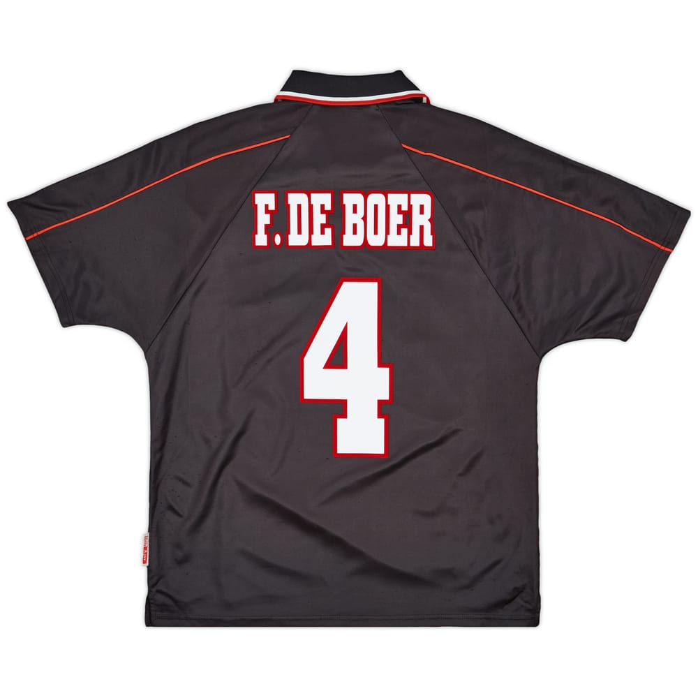 1998-99 Ajax Away Shirt F.De Boer #4 - 8/10 - (L)