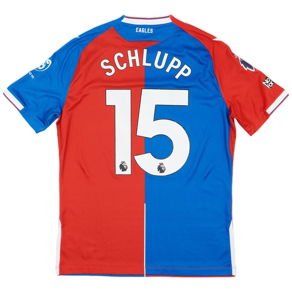 2023-24 Crystal Palace Match Issue Home Shirt Schlupp #15