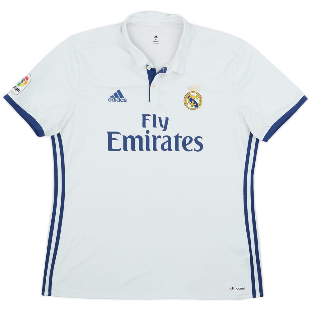 2016-17 Real Madrid Home Shirt - 5/10 - (XL)