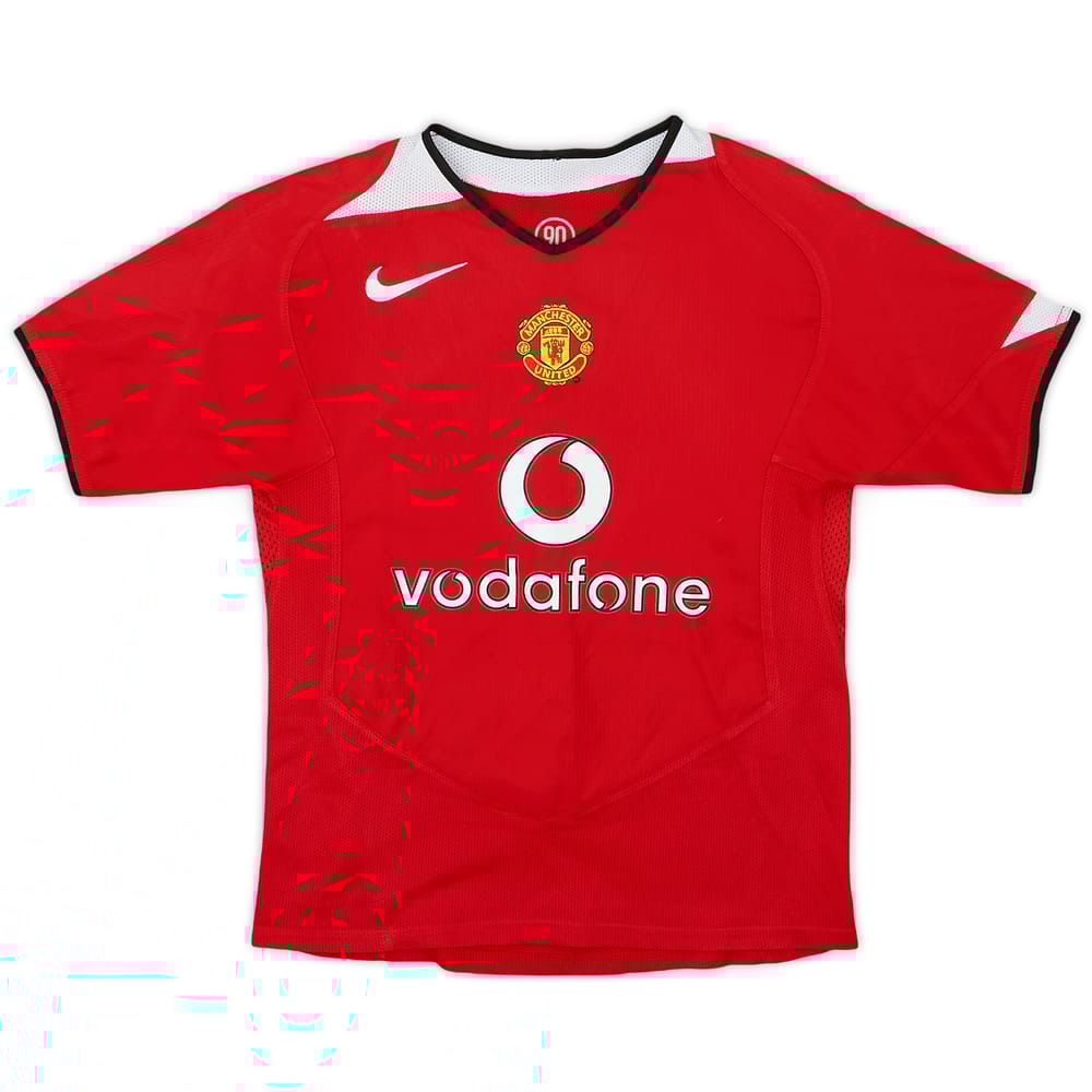 2004-06 Manchester United Home Shirt - 7/10 - (S.Boys)