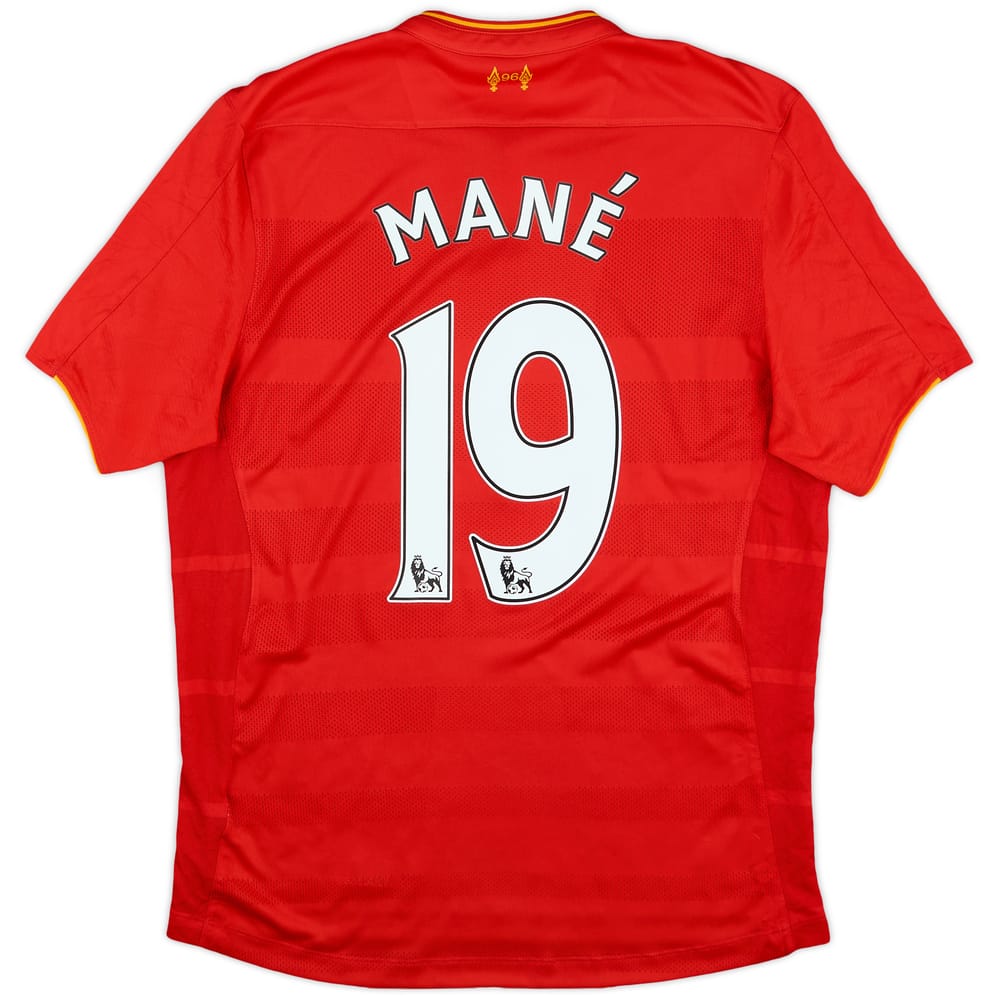 2016-17 Liverpool Home Shirt Mane #19 - 7/10 - (M)
