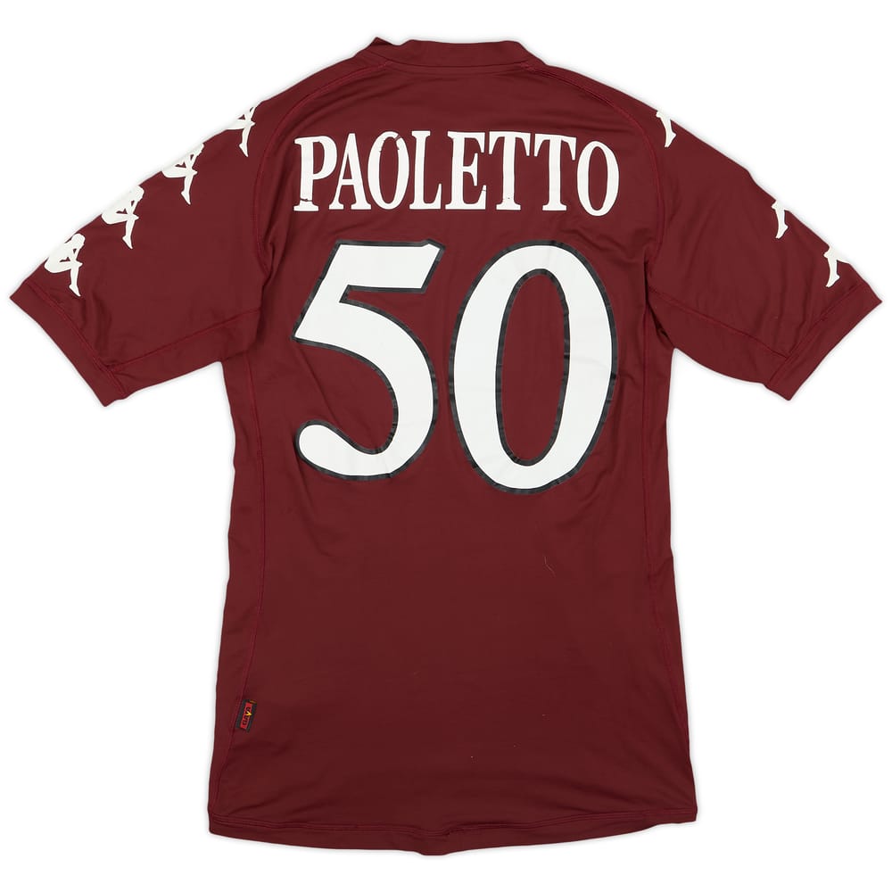 2011-12 Torino Home Shirt Paoletto #50 - 6/10 - (M)