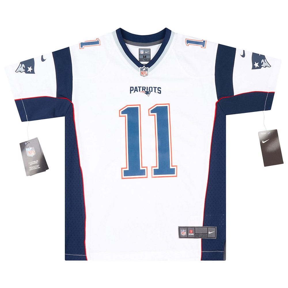 2018-19 New England Patriots Edelman #11 Nike Game Jersey (Away) Y - W/Tags