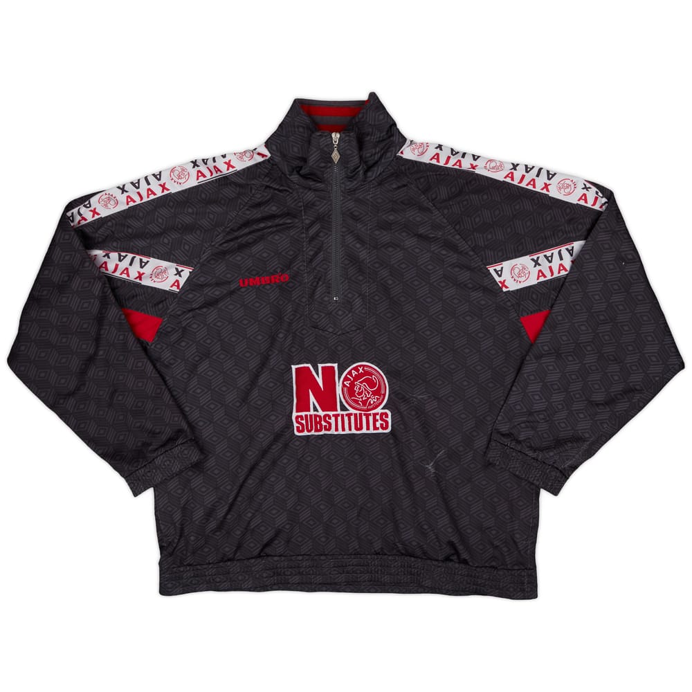 1996-97 Ajax Umbro 1/4 Zip Training Top - 6/10 - (XXL)