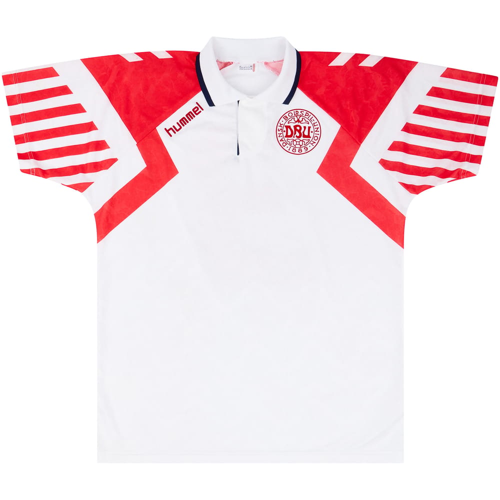 1992-94 Denmark Match Issue Away Shirt #3 (Rieper)