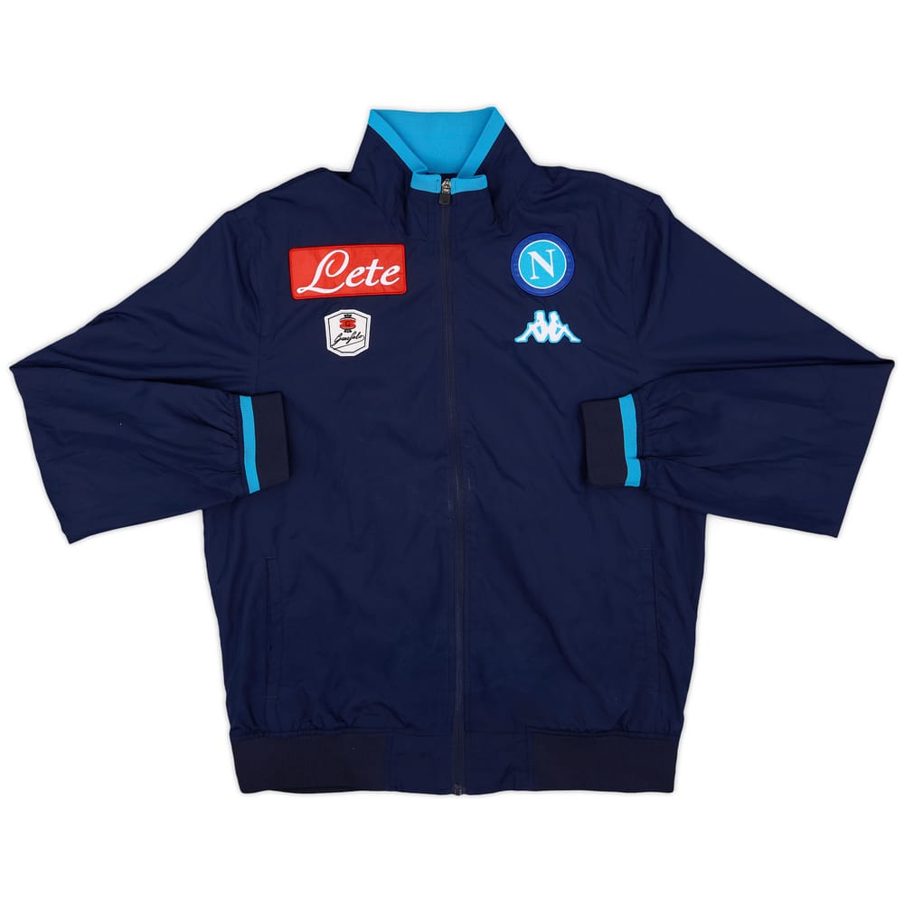 2015-16 Napoli Kappa Track Jacket - 7/10 - (L)