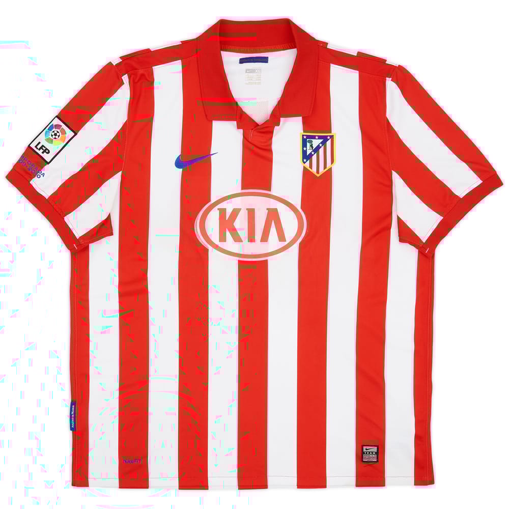 2009-10 Atletico Madrid Home Shirt - 5/10 - (XL)