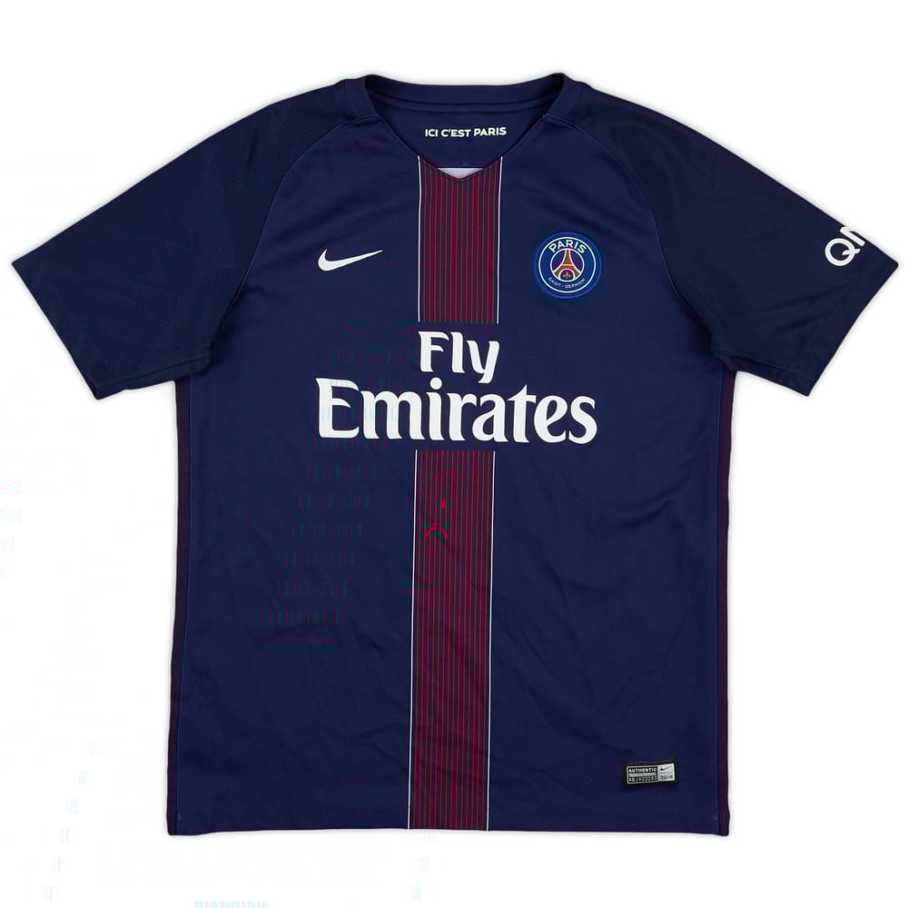 2016-17 Paris Saint-Germain Home Shirt - 9/10 - (XL.Boys)