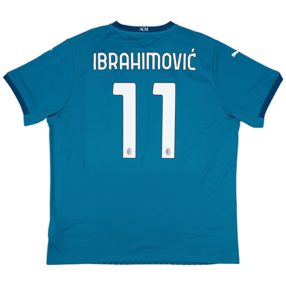 2020-21 AC Milan Third Shirt Ibrahimovic #11 (XXL)