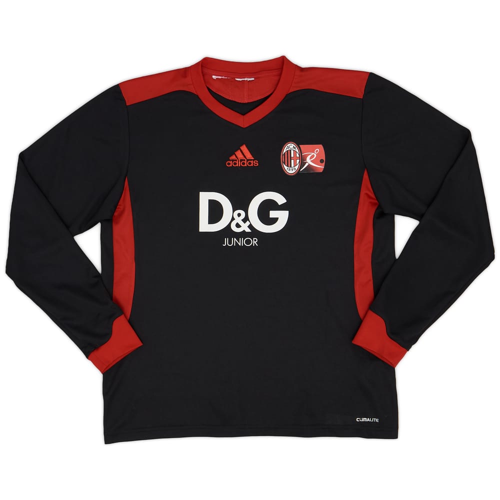 2009-10 AC Milan Youth Academy adidas Training L/S Shirt - 9/10 - (XL.Boys)