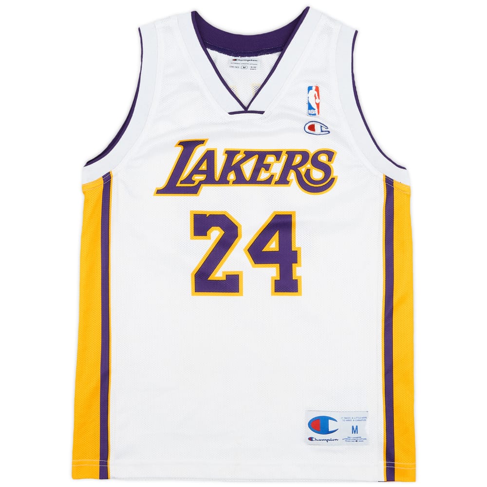 2006-10 LA Lakers Bryant #24 Champion Alternate Jersey - 7/10 - (M.Boys)