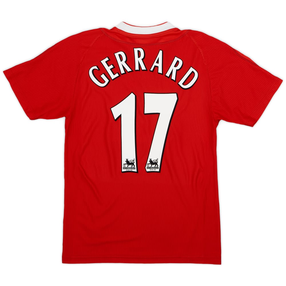 2002-04 Liverpool Home Shirt Gerrard #17 - 7/10 - (S)