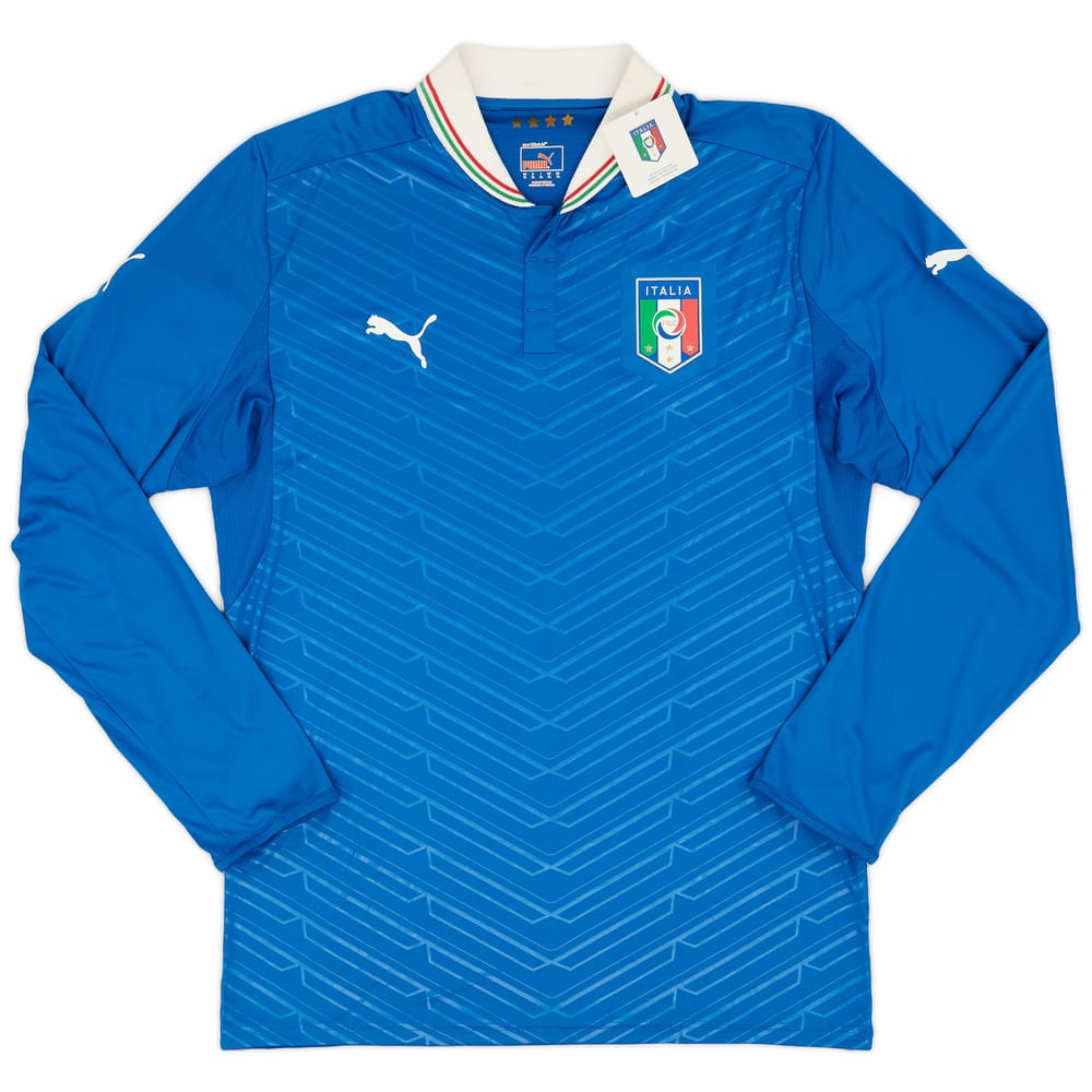 2012-13 Italy Player Issue Home L/S Shirt (XL)