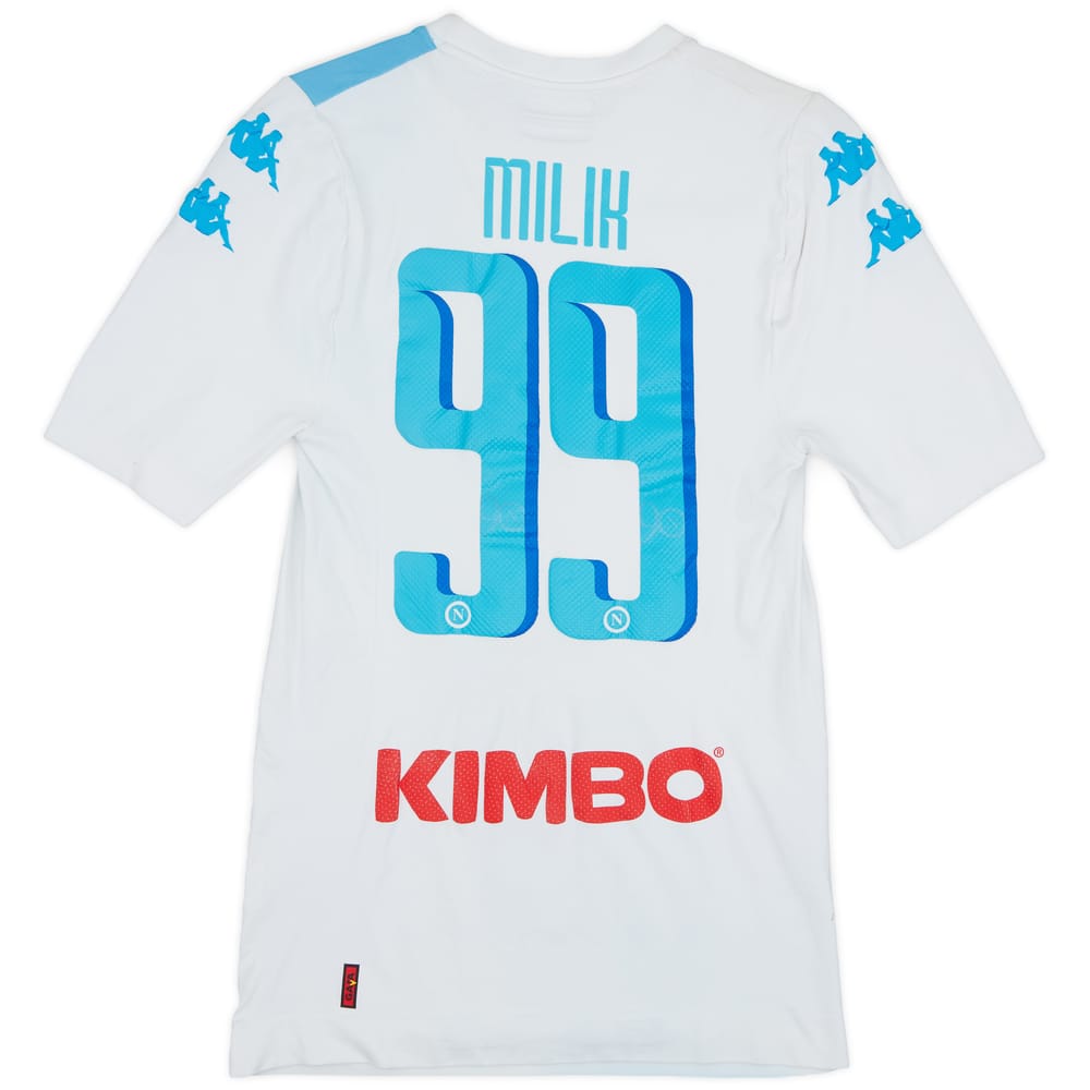 2016-17 Napoli Authentic Away Shirt Milik #99 - 5/10 - (XL)