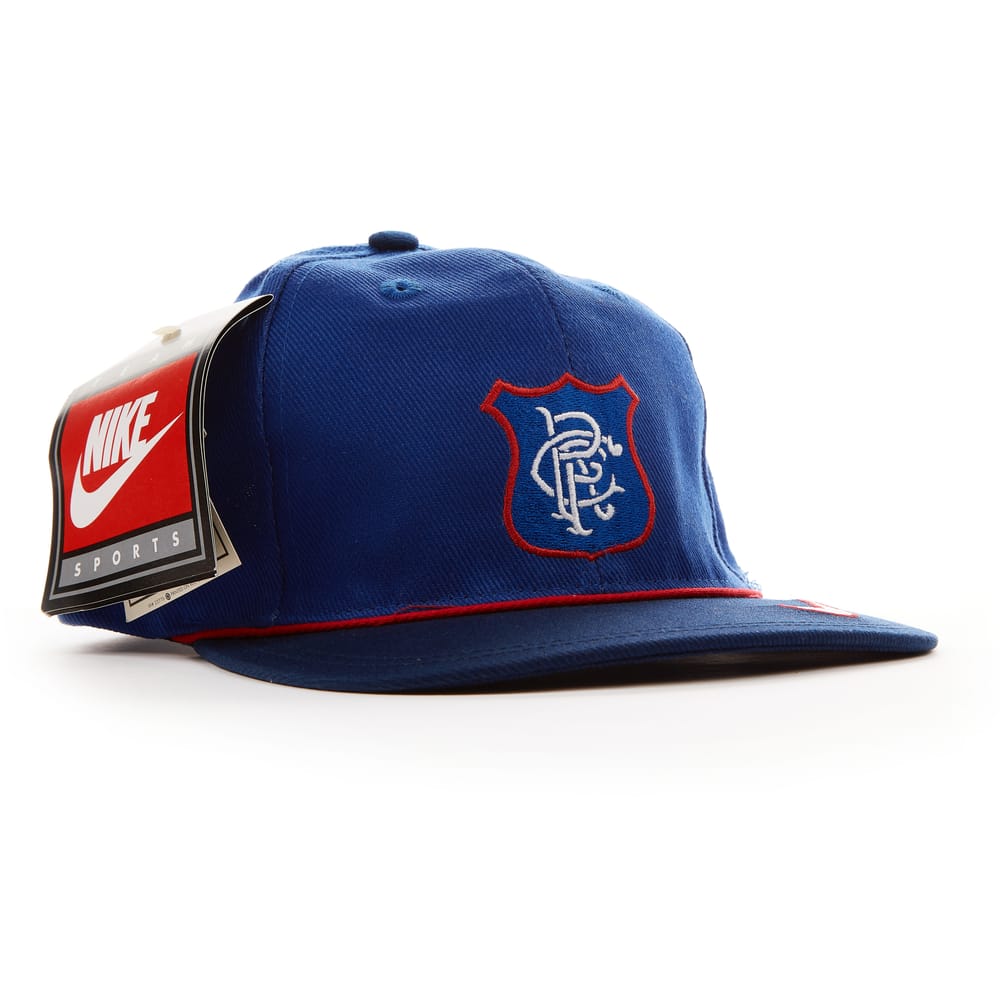 1997-98 Rangers Nike Cap - 9/10 - (Adults)