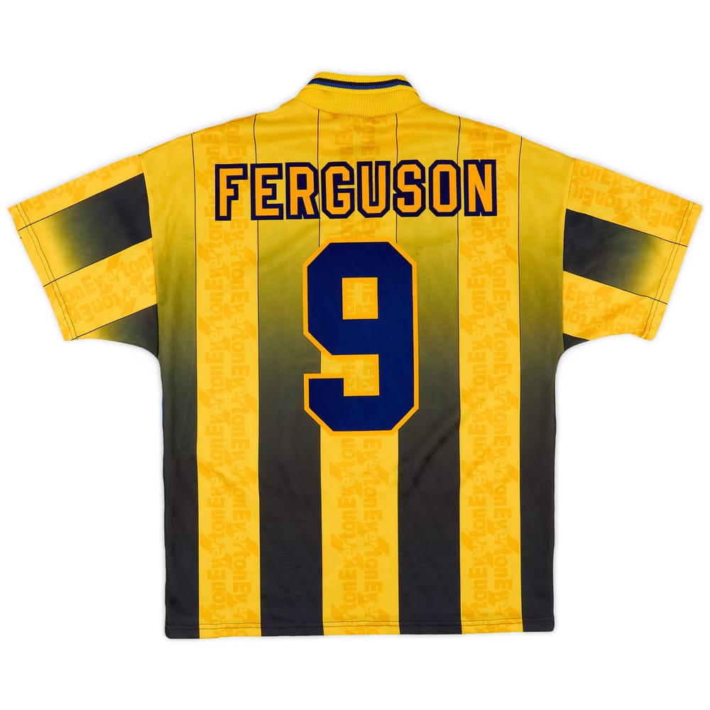 1996-98 Everton Away Shirt Ferguson #9 - 8/10 - (M)