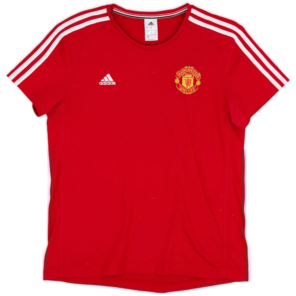 2015-16 Manchester United adidas Cotton Tee - 8/10 - (M)