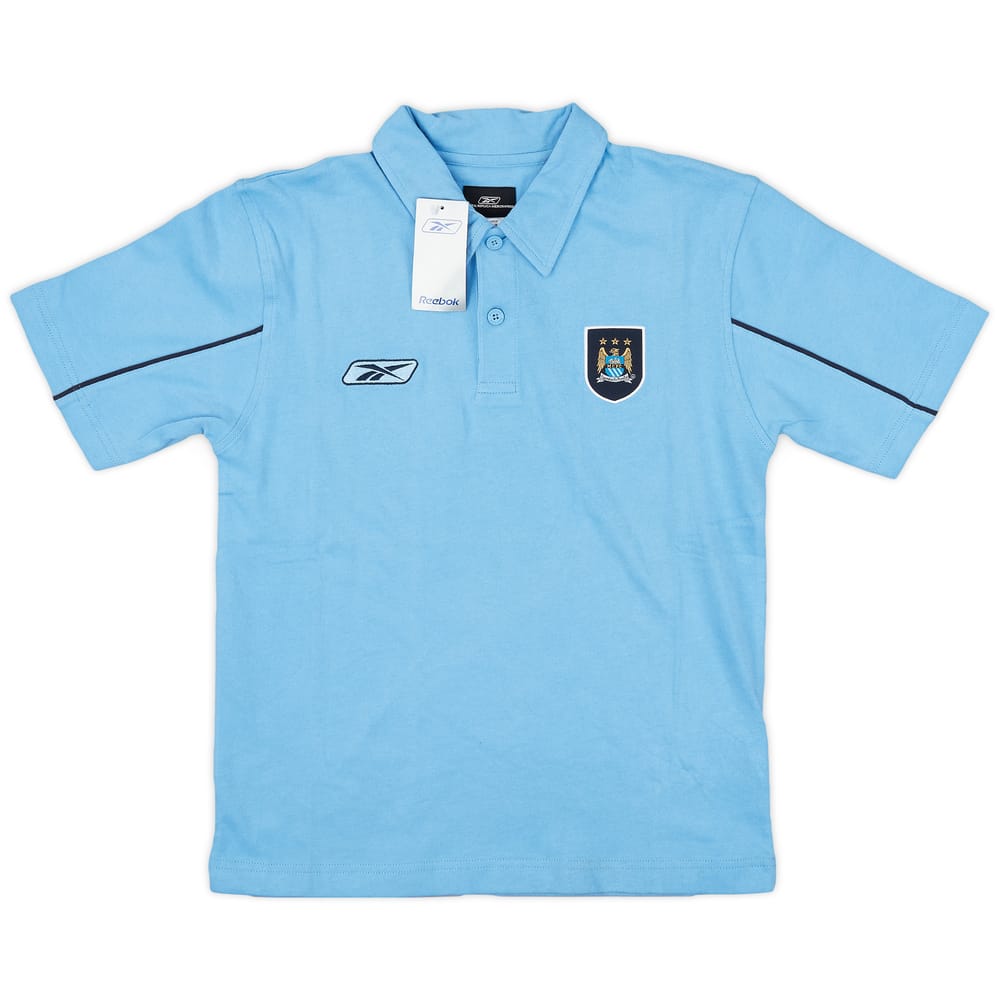 2003-04 Manchester City Reebok Polo Shirt (M.Boys)