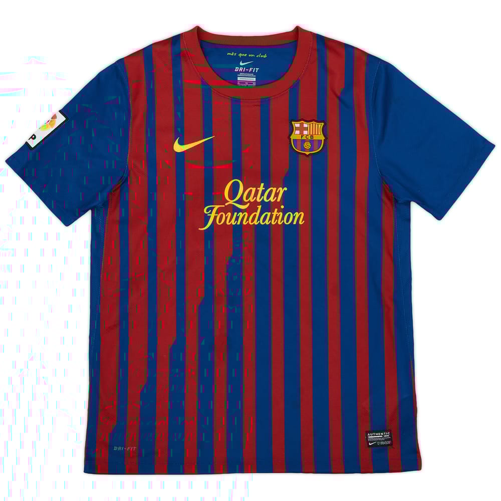 2011-12 Barcelona Home Shirt - 9/10 - (XL.Boys)