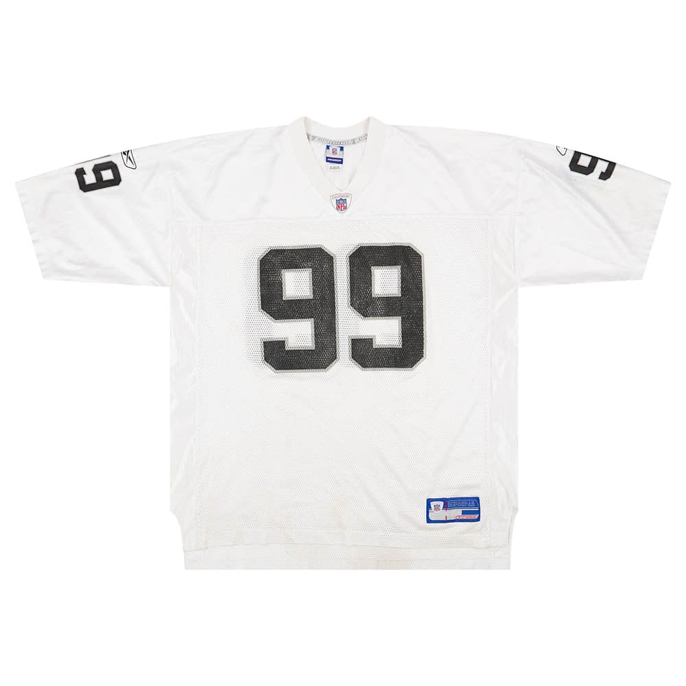 2004 Oakland Raiders Sapp #99 Reebok On Field Jersey (Away) XXL
