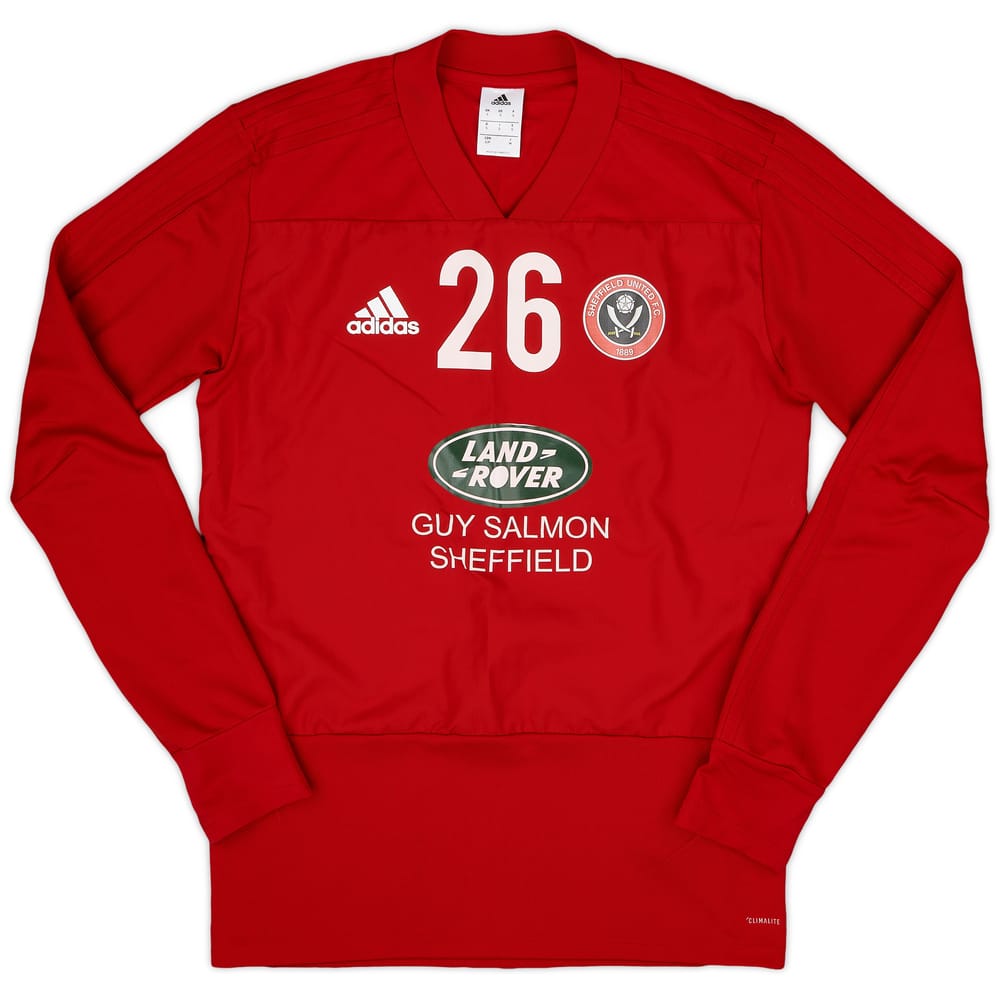 2017-18 Sheffield United adidas Player Issue Sweat Top #26 - 9/10 - (S)