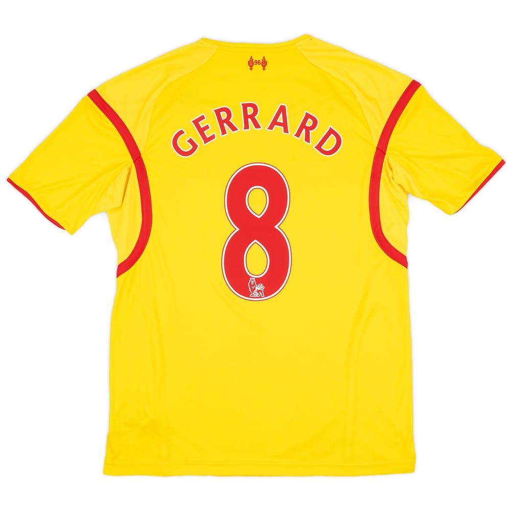 2014-15 Liverpool Away Shirt Gerrard #8 - 6/10 - (M)