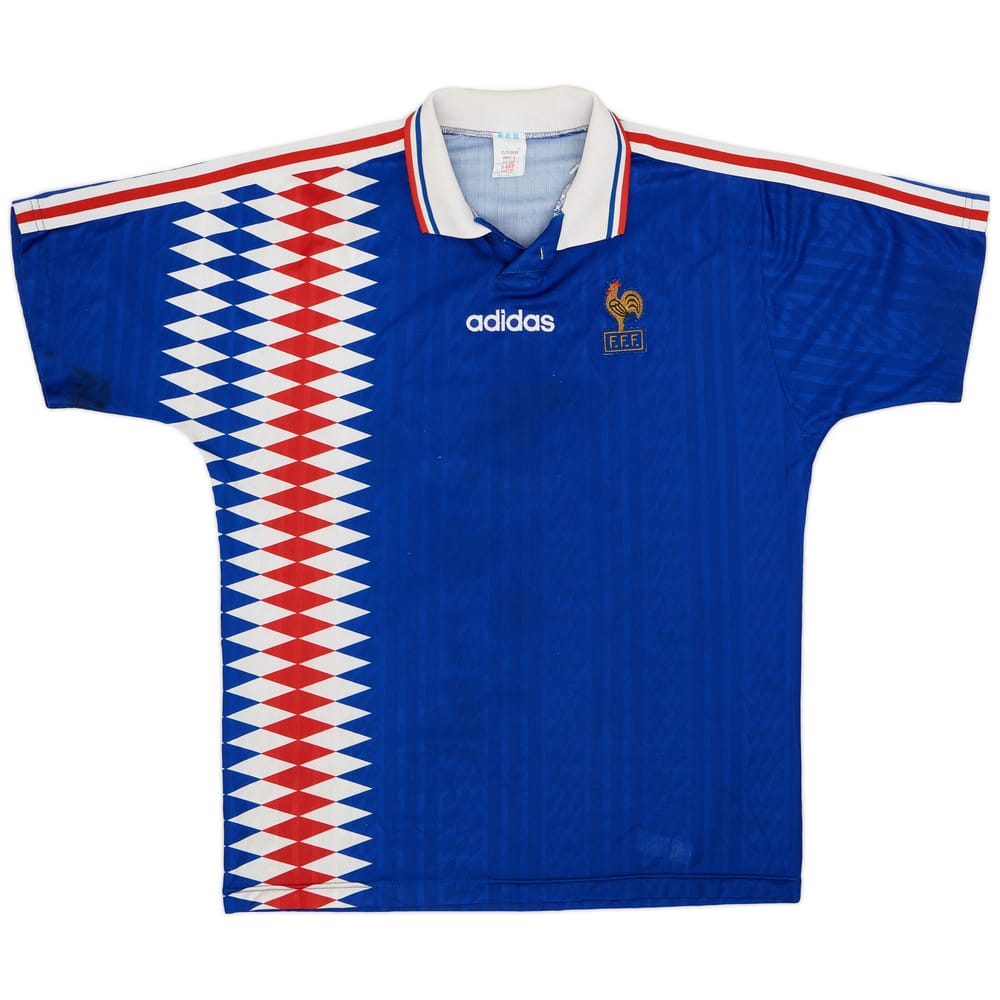1994-96 France Home Shirt - 5/10 - (L)