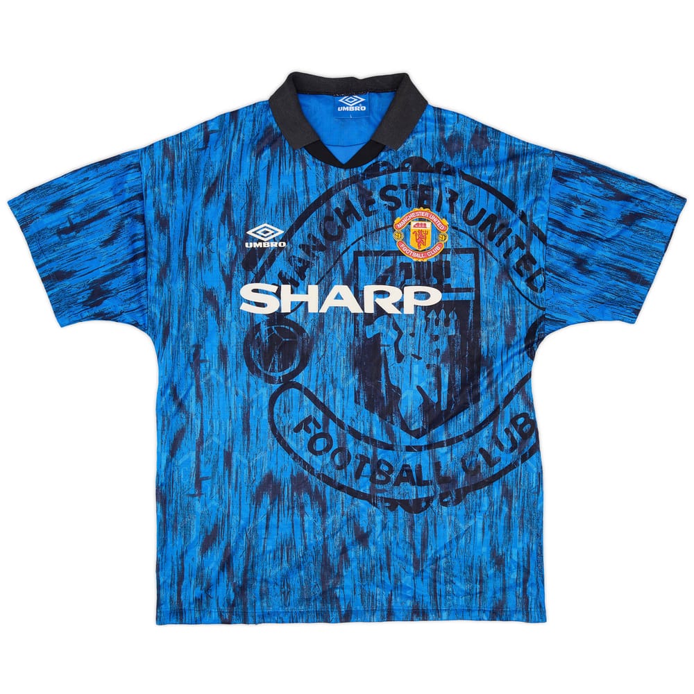 1992-93 Manchester United Away Shirt - 8/10 - (L)