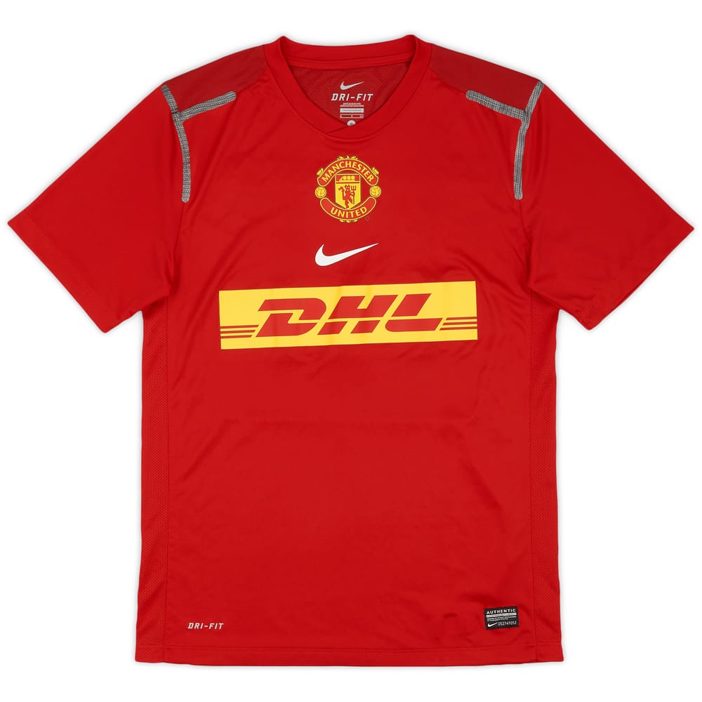 2012-13 Manchester United Player Issue Nike Training Shirt - 9/10 - (S)