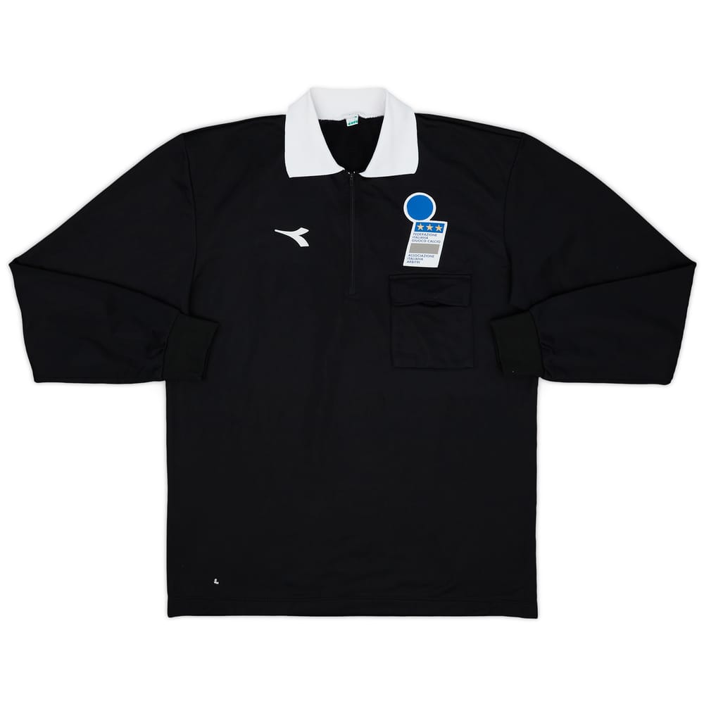 1990s Italy FIGC Diadora Referee L/S Shirt - 5/10 - (XL)