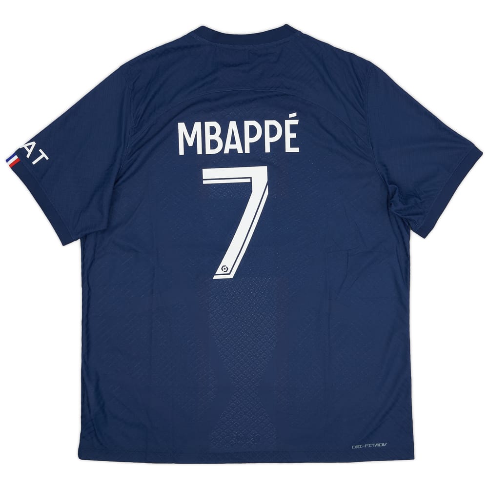 2022-23 Paris Saint-Germain Authentic Home Shirt Mbappe #7 (XL)